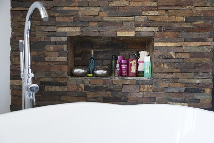 Ardezie Panel Brown 15 x 60 cm