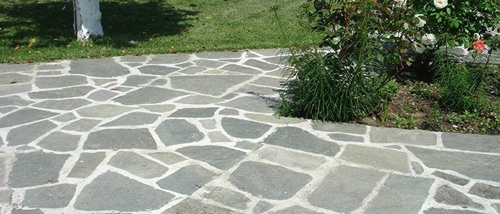 Piatra naturala poligonala