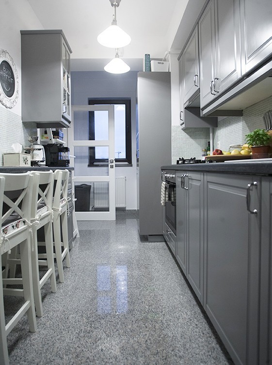 bucatarii moderne pardoseala granit
