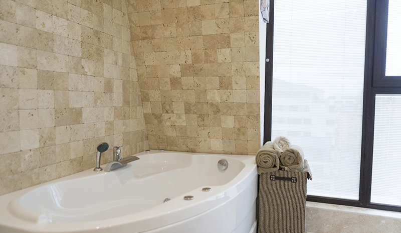 Travertin Classic Cross Cut Antichizat 10 x 10 x 1 cm - Economy