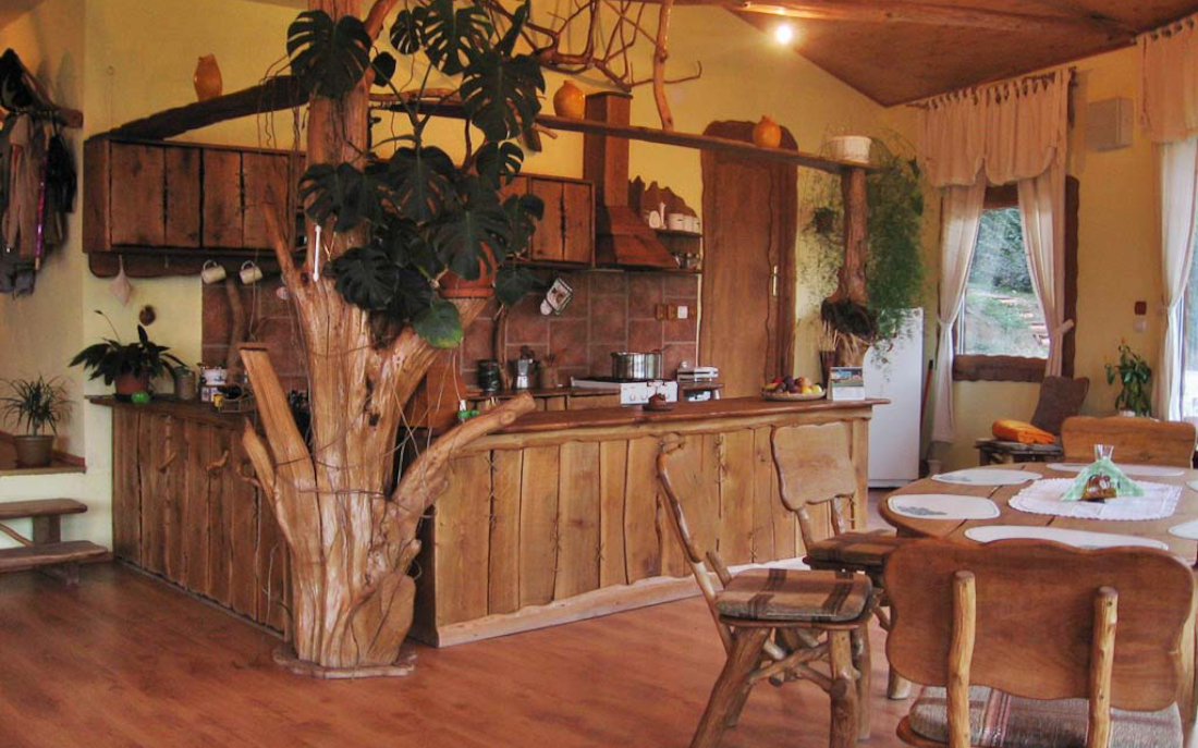 Decorare living rustic