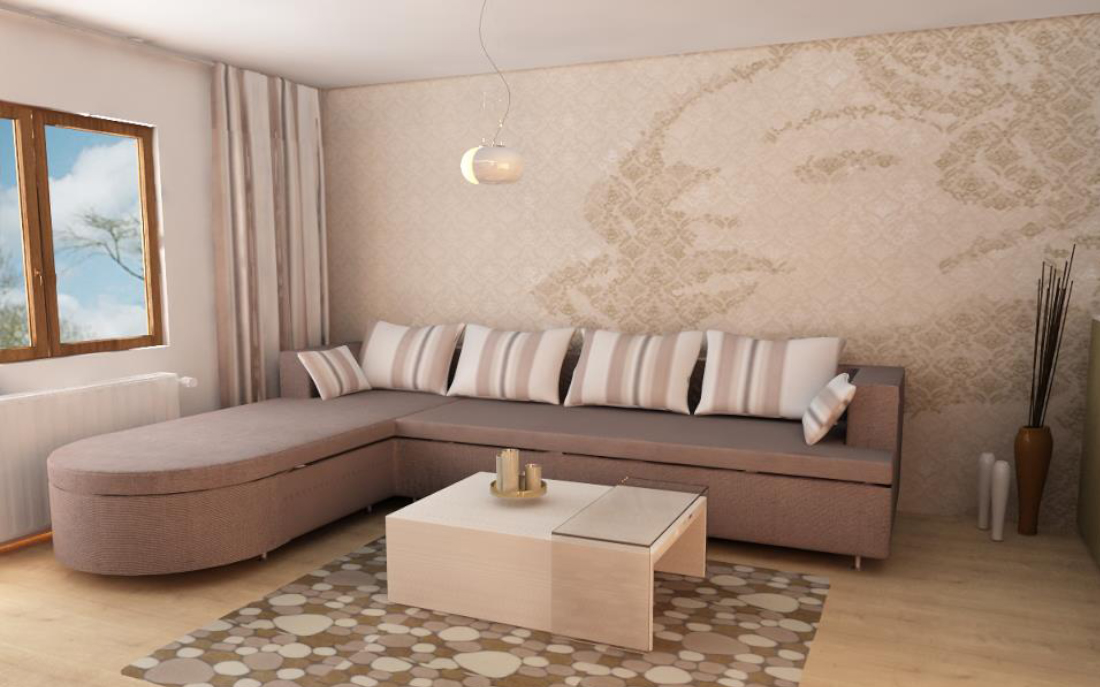 Amenajare living in functie de culoare