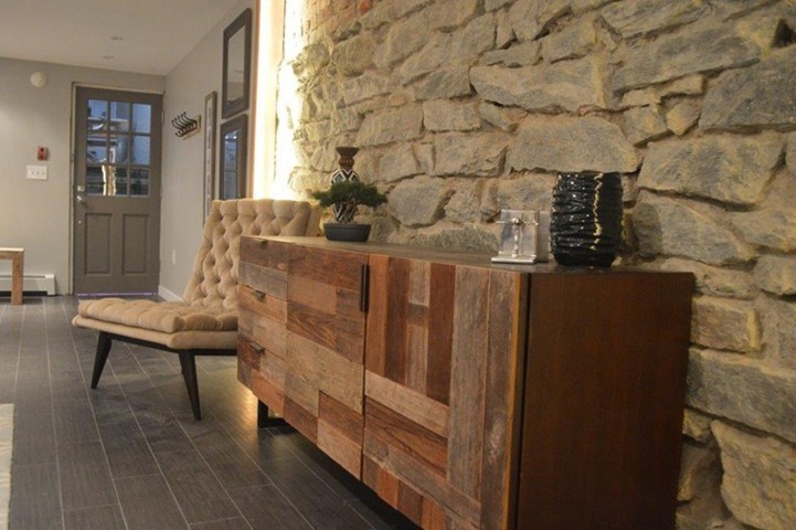 amenajari interioare rustic piatra poligonala