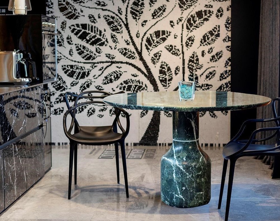 Masa de dining din marmura Tinos Green