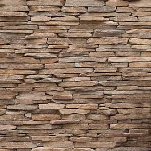 Ardezie Rusty Brown 3D Strips | Piatra Decorativa pt. Placari Verticale, Exterior-Interior (10-12 mp/palet)