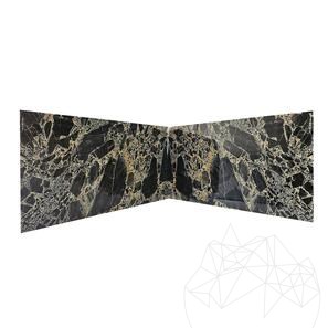 Lastra Marmura Black Leopard Polisata, 2 cm