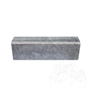 Лабрадоритовый бордюр Extra Blue 10 x 15 x 50 см (скос 2 см 1 л)