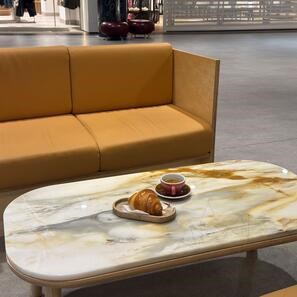 Полированная мраморная плита Calacatta Borghini, 2 см