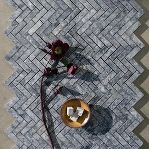 Mozaic Marmura Ceppo Grey Chevron Mata