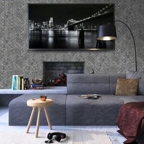 Мозаика из матового мрамора Ceppo Grey Chevron