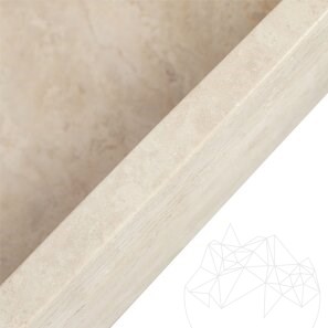 Chiuveta Arco Travertin Classic SRVS, 55 x 45 x 12 cm