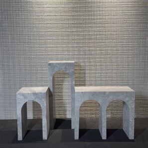 Consola Mica Archy Marmura Tundra Grey