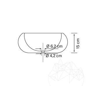 Chiuveta Matia marmura Light Emperador RS-24