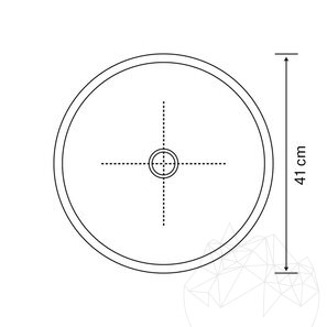 Chiuveta Matia marmura Light Emperador RS-24
