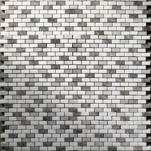 Mozaic Marmura Mix Polisata, 3.2 x 1.5 cm (Emperador/Tundra/Mugla)