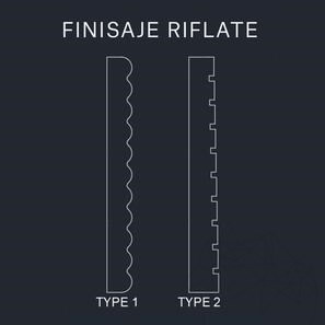 Marmura Volakas Riflata Wave, 2 cm