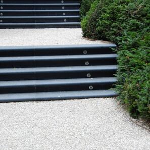 BERA - Profil fagure Pro XXL - pentru stabilizarea pietrisului, gri, 2292 x 1176 x 32 mm
