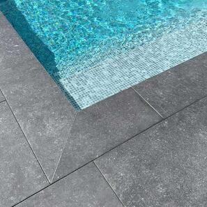 Piatra Sinterizata L'ALTRA PIETRA Duomo Bluestone Noir, 60 X 90 X 2 cm, R11 - Antiderapanta pt exterior