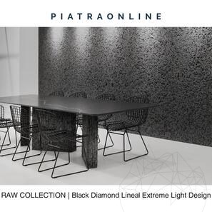Lastra Granit Black Diamond Lineal Extreme Light Design 2CM