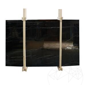 Полированная мраморная плита Black Pearl, 2 см