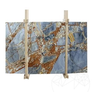 Lastra Marmura Fantastic Blue Polisata, 2 cm