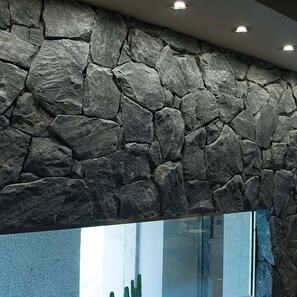Marmura Poligonala Rock Face Black