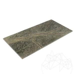 Marmura Rainforest Green Polisata, 61 x 30.5 x 1 cm
