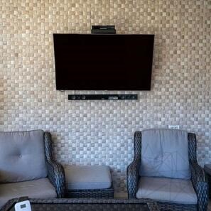 Классическая травертиновая мозаика и 3D-подушка из ореха, античная, 5 x 5 см