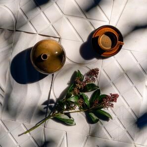 Мрамор «Геометрические фигуры Нью-Йорка», 15 x 30 см