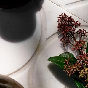 Мрамор «Геометрические фигуры Нью-Йорка», 15 x 30 см