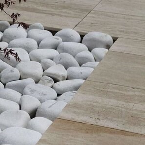 Pebbles Marmura Alba Thassos, 1-3 cm Sac 20 kg