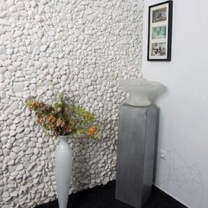 Pebbles Marmura Alba Thassos, 1-3 cm Sac 20 kg