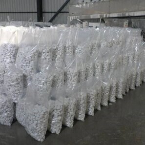 Pebbles Marmura Alba Thassos, 1-3 cm Sac 20 kg