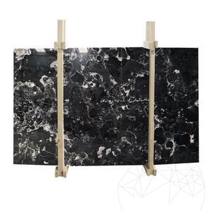 Lastra Marmura Saint Laurent Black Polisata, 2 cm