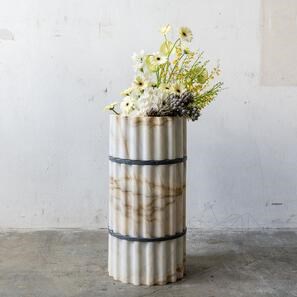 Раковина Tao Arabescato Ribbed, 42 x 85 см