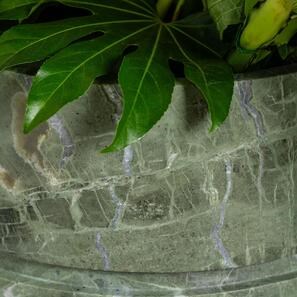 Отдельно стоящая раковина цвета изумруда, мрамор Teos