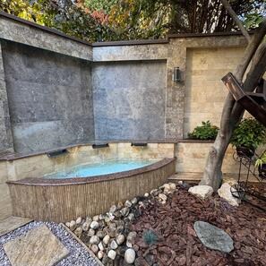 Серебряный травертин Рифлат, 120 x 60 x 2 см 