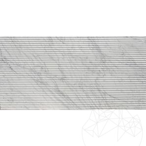 Marmura Volakas Riflata Edge, 2 cm