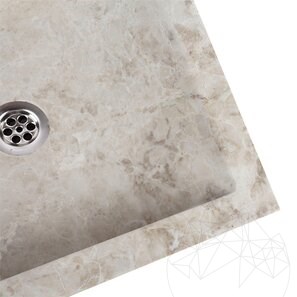 Chiuveta Arco marmura Cappucino SS-30, 45 x 45 x 12 cm