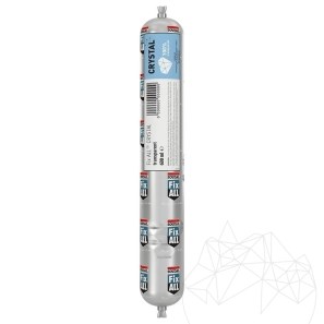 Adeziv ardezie flexibila - Soudal FIX ALL Crystal (transparent) - 600 ml (folie)