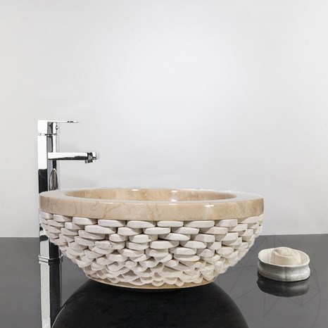 Chiuveta Matia Marmura Beige Pebbles
