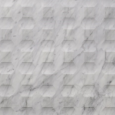Lastra Marmura Carrara White Stud H Design 2CM