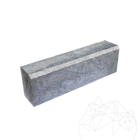 Лабрадоритовый бордюр Extra Blue 10 x 15 x 50 см (скос 2 см 1 л)