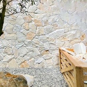 Marmura Poligonala Rock Face Vintage Thasos