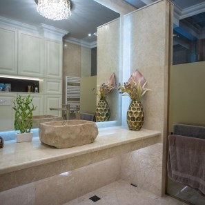 Blat Marmura Crema Royal Polisat, 250 x 65 x 3 cm