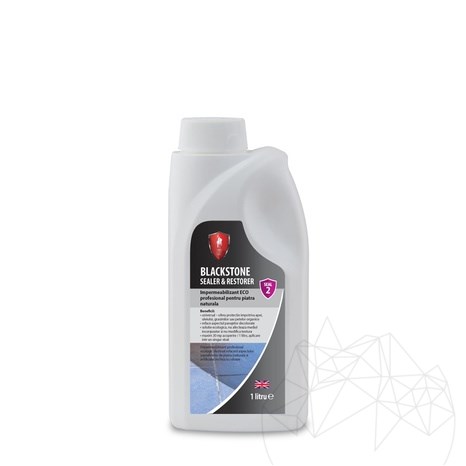 LTP Profesional BLACKSTONE - Impermeabilizant ecologic pt. refacerea placarilor exterioare, pt. piatra naturala, 1 L