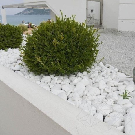 Pebbles Marmura Alba Thassos, 6-10 cm KG