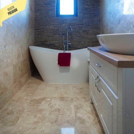Travertin Classic PREMIUM Cross Cut Polisat 61 x 30.5 x 1.2 cm
