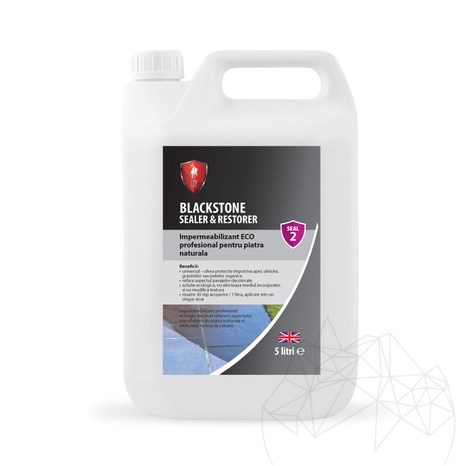 LTP Profesional BLACKSTONE - Impermeabilizant ecologic pt. refacerea placarilor exterioare, pt. piatra naturala,  5 L