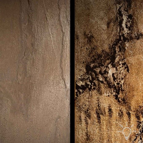 Ardezie Flexibila Translucida SKIN 2mm  - AuBurn, 240 x 90 cm | Iluminare Ambientala, Interior & Exterior